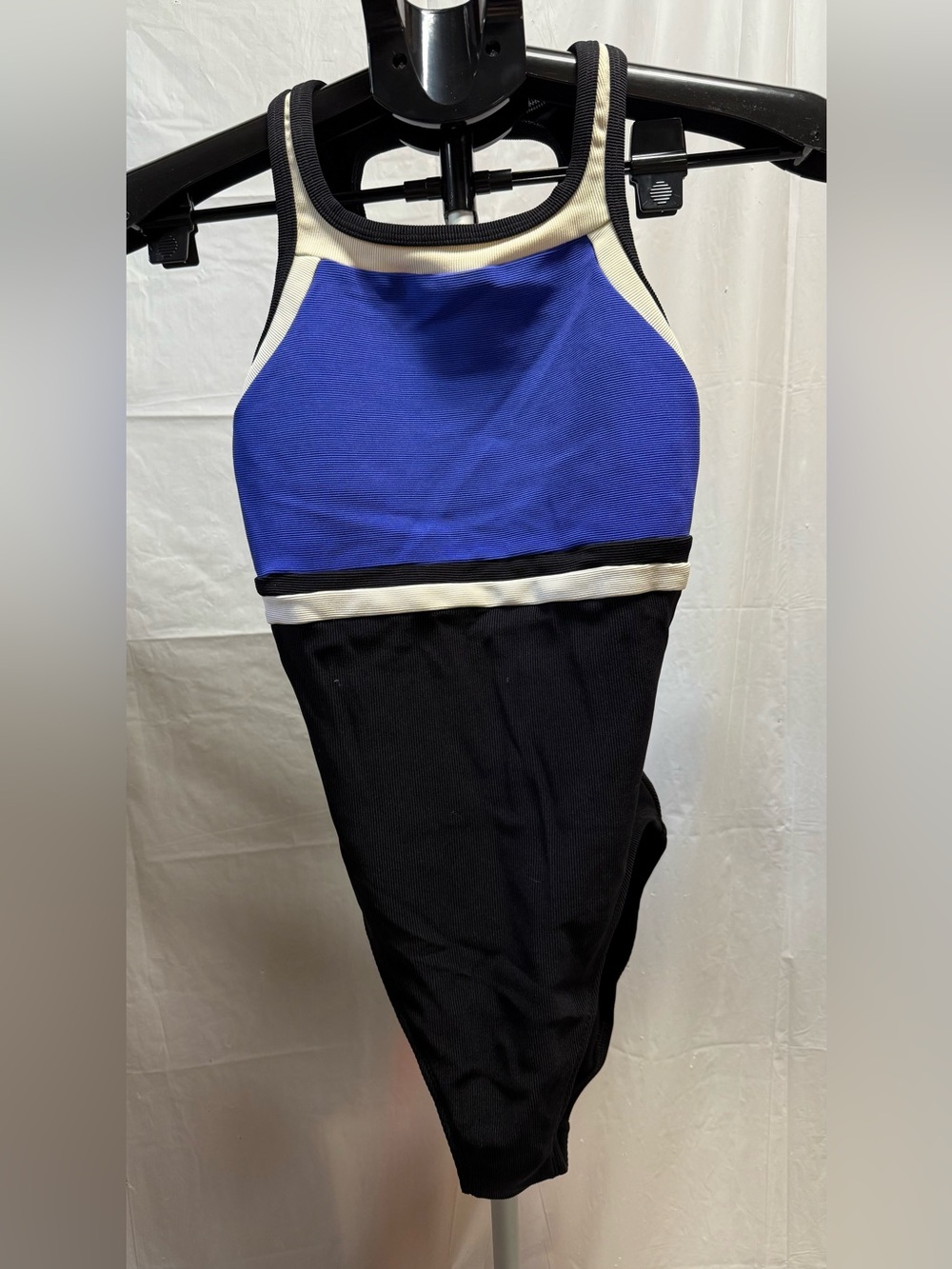 Vintage Jag Colorblock One Piece Swimsuit Size 10 Made in USA